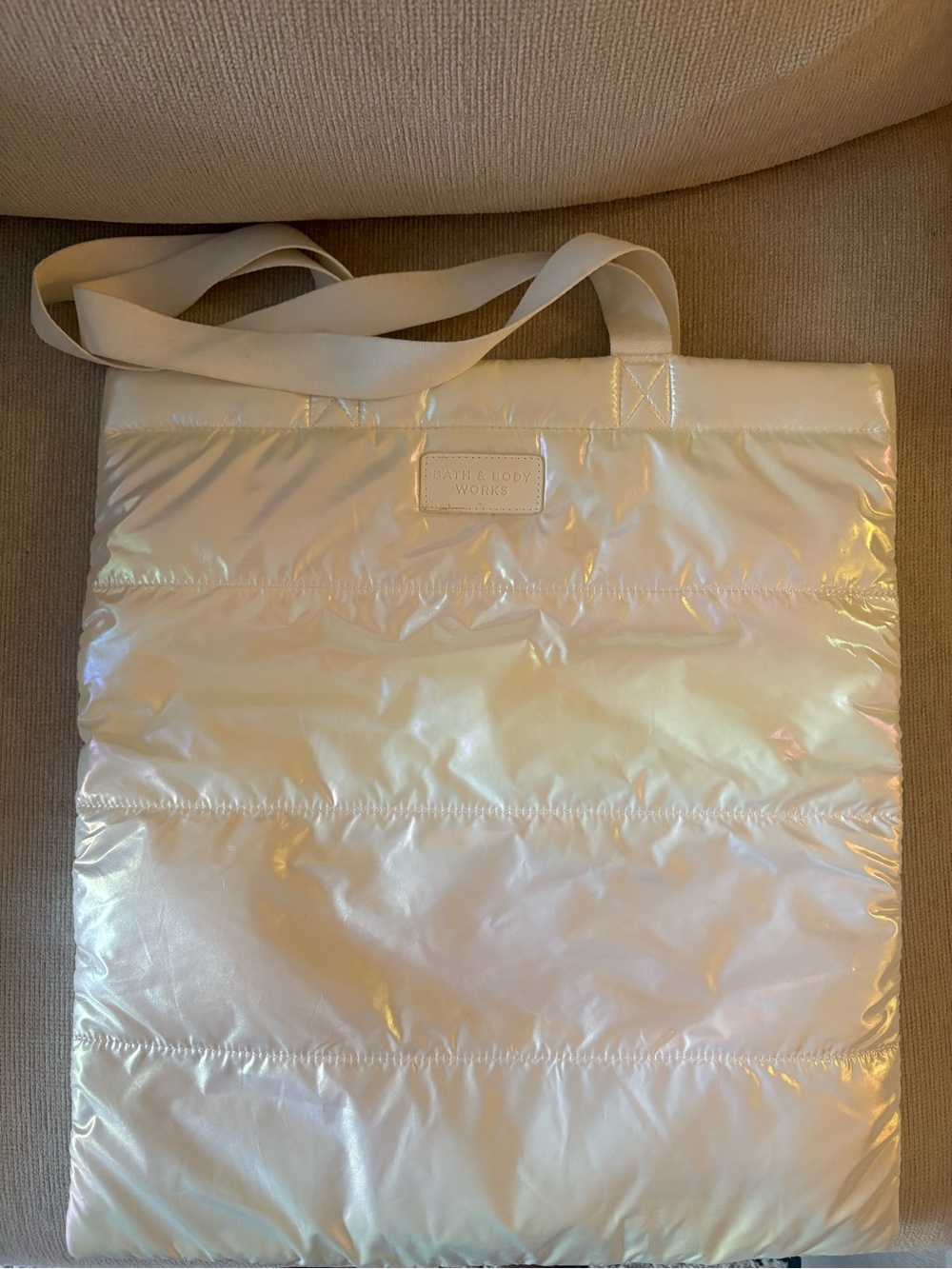 Bath & Body Works Iridescent Cream Tote